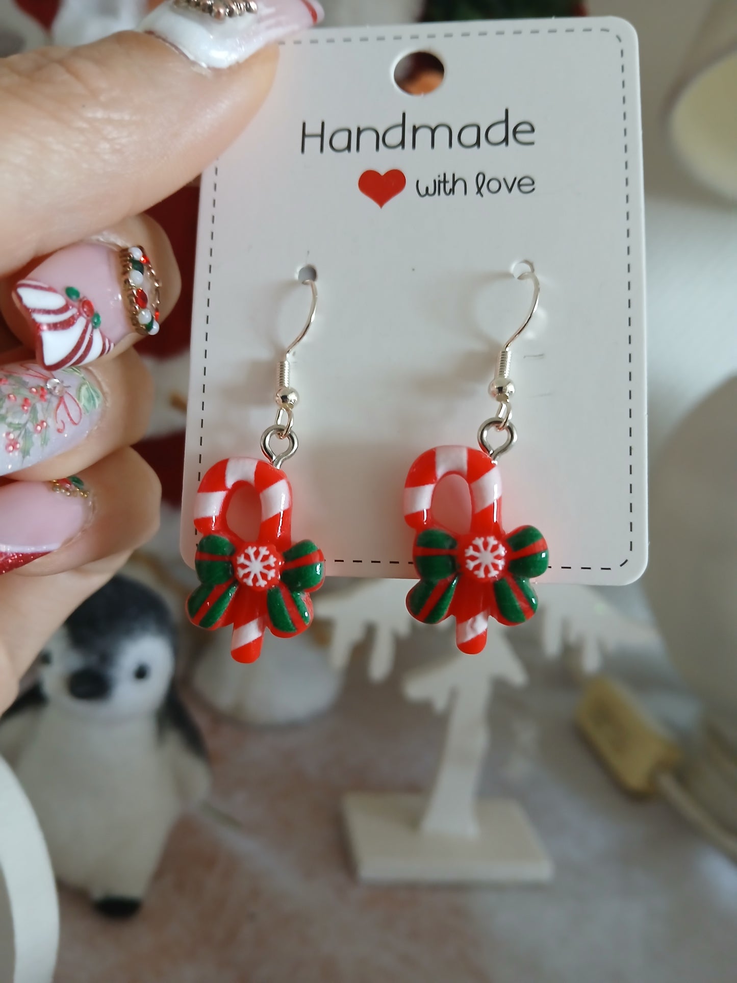 Boucles d'oreilles Sucre d'orges