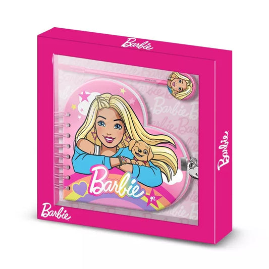 Carnet Secret avec Stylo – Coffret Cadeau Barbie