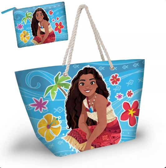 Sac de Plage et Trousse de Toilette : Vaiana
