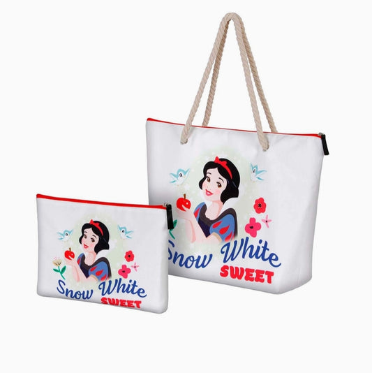 Sac de plage et Trousse de toilette / Blanche Neige