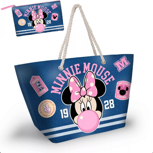 Sac de Plage et Trousse de toilette : Minnie