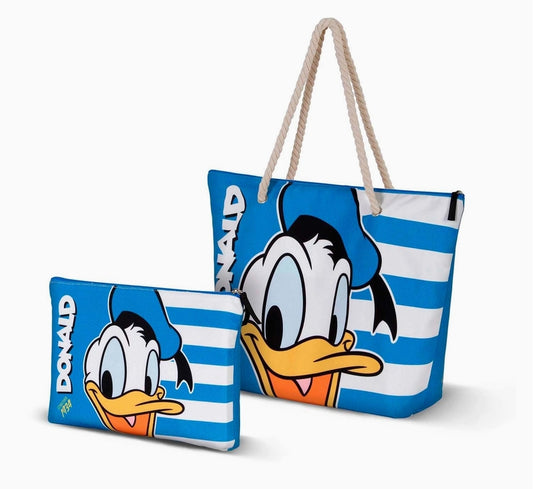 Sac de plage et sa Trousse de Toilette Donald