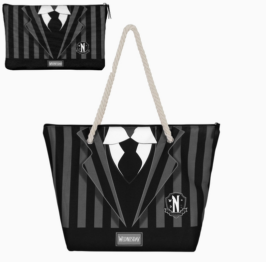 Sac de Plage et Trousse de toilette Wendesday