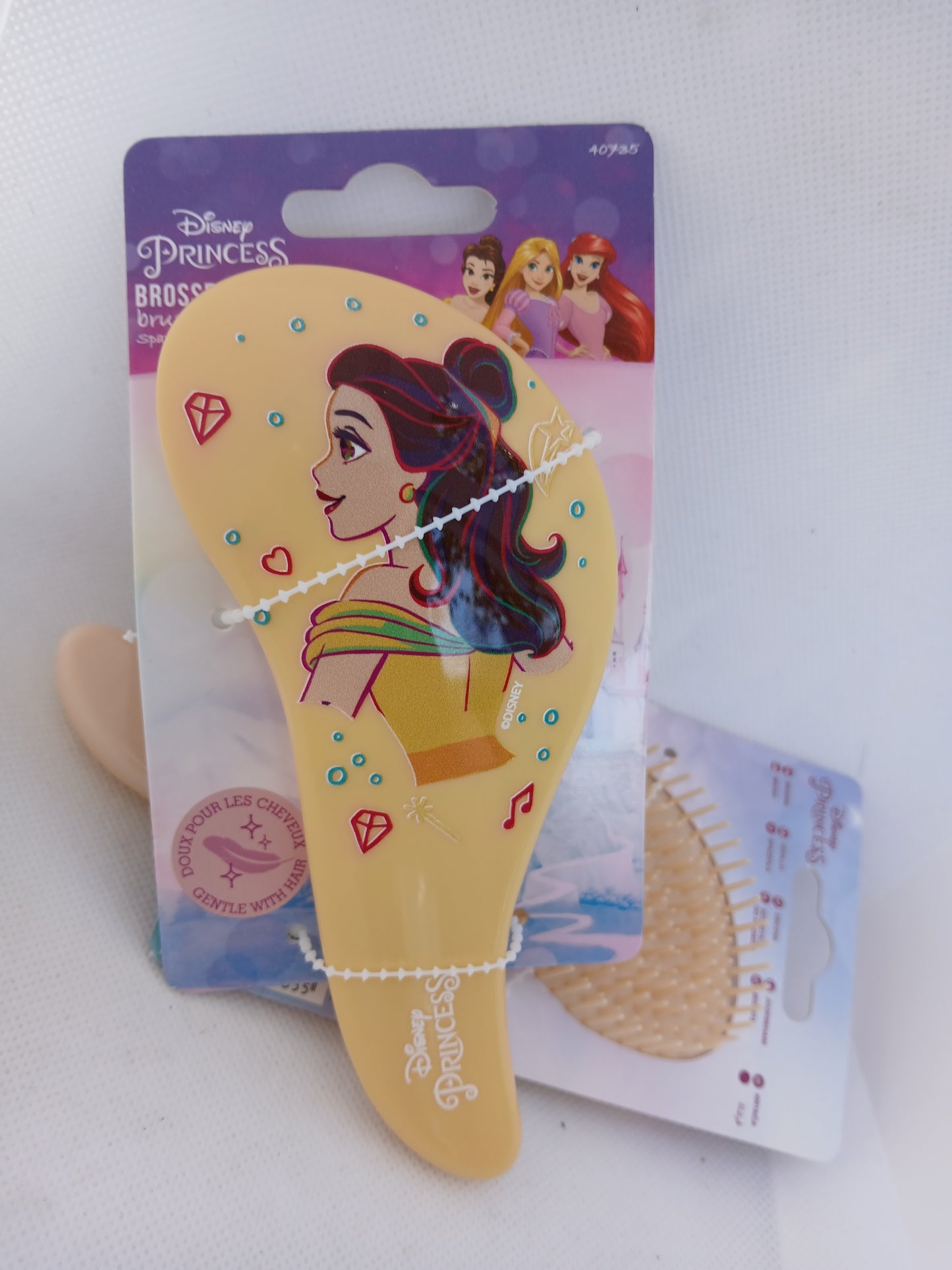 Mini Brosse Démêlante – Princesse Belle (Disney)