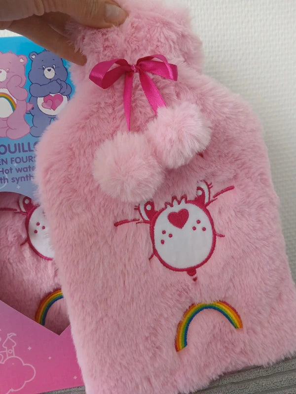 💖 Bouillotte Toute Douce Bisounours Rose – 1L 💖