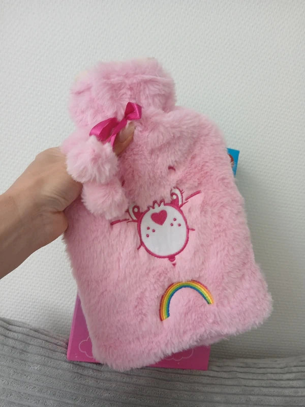 💖 Bouillotte Toute Douce Bisounours Rose – 1L 💖