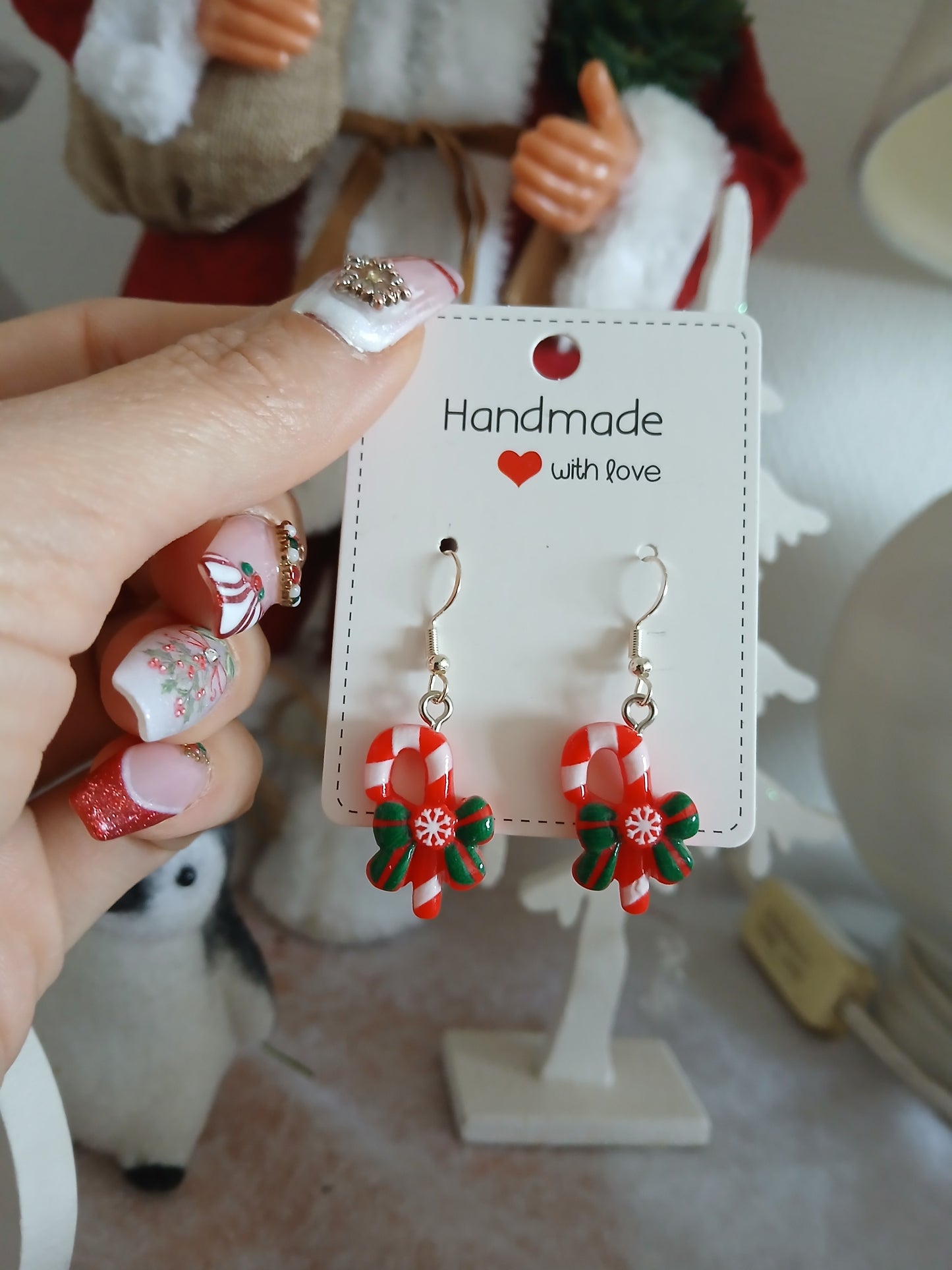 Boucles d'oreilles Sucre d'orges