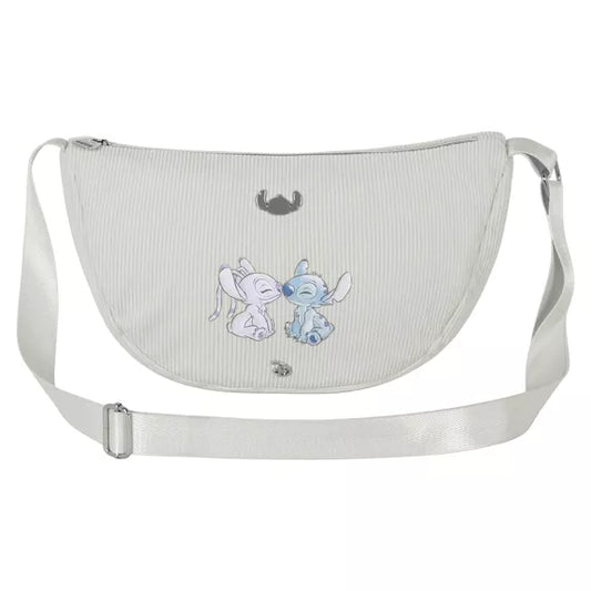 Sac bandoulière Stitch en velours côtelé
