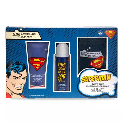 Coffret Chaussettes & Soins Corporels – Superman (Warner Bros.)
