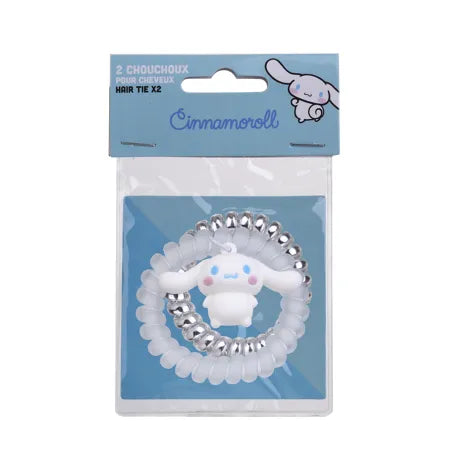 Set de 2 élastiques spiral pour cheveux Cinnamoroll