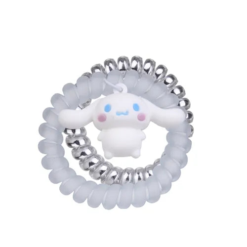 Set de 2 élastiques spiral pour cheveux Cinnamoroll