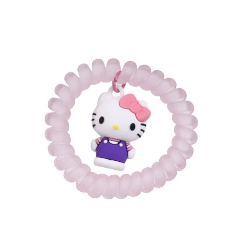 Set de 2 élastiques spiral pour cheveux Hello Kitty