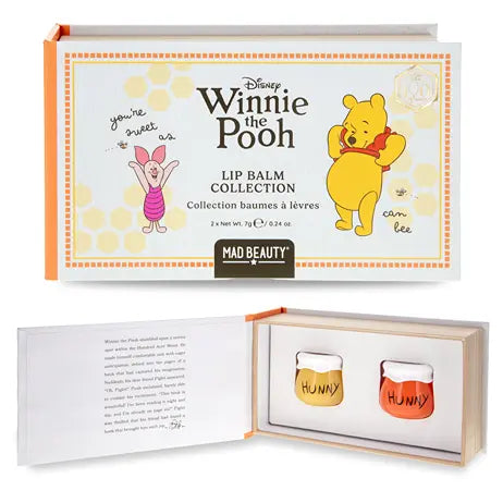 Coffret Duo Baumes a lèvres- - Winnie - Rhubarbe et Miel