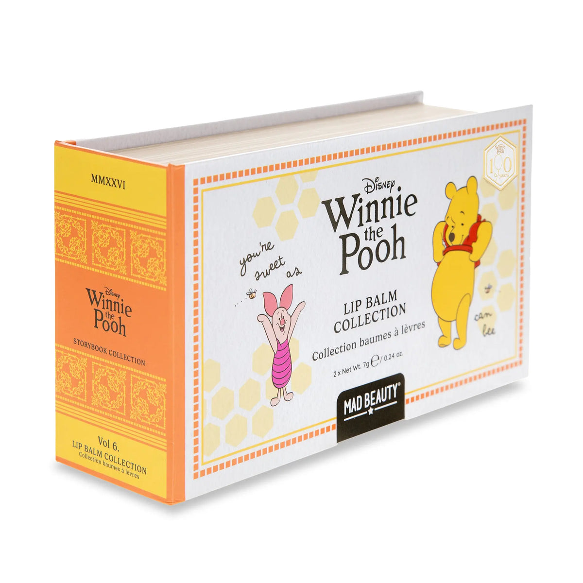 Coffret Duo Baumes a lèvres- - Winnie - Rhubarbe et Miel