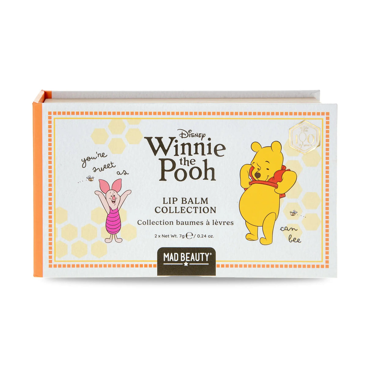 Coffret Duo Baumes a lèvres- - Winnie - Rhubarbe et Miel