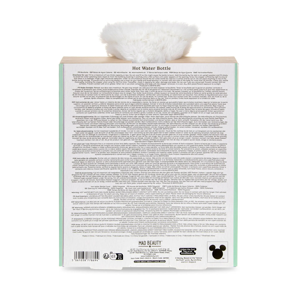 Bouillotte Winnie l'Ourson