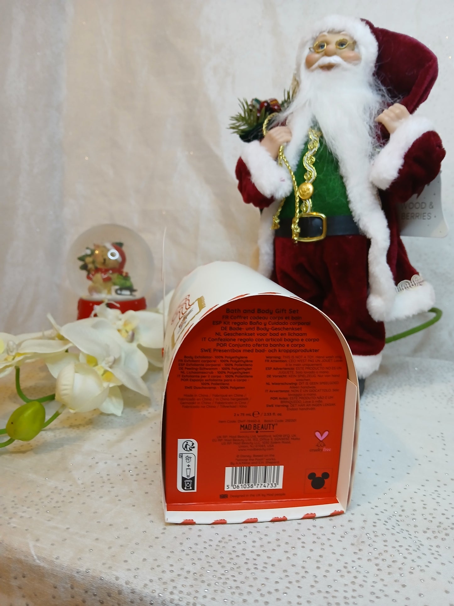 Coffret Cadeau Festif Miel – Gel Douche, Lotion & Exfoliant