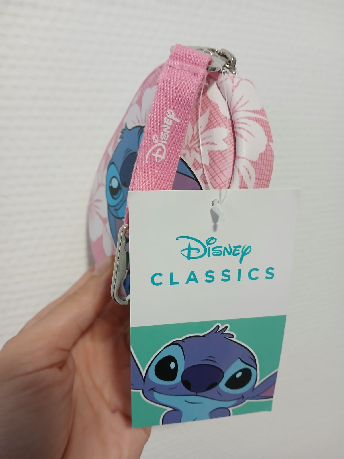 Porte monnaie Stitch rose
