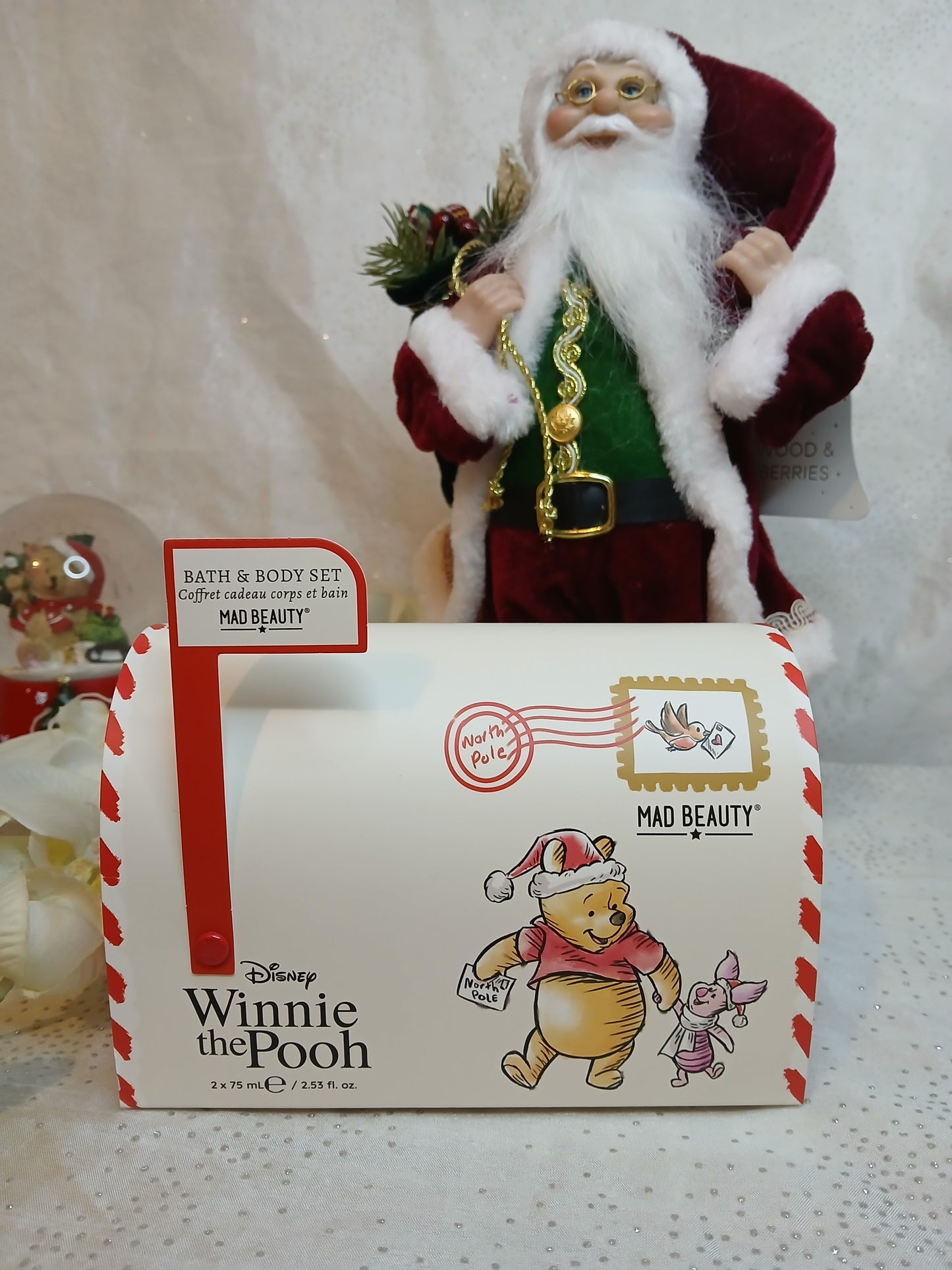 Coffret Cadeau Festif Miel – Gel Douche, Lotion & Exfoliant