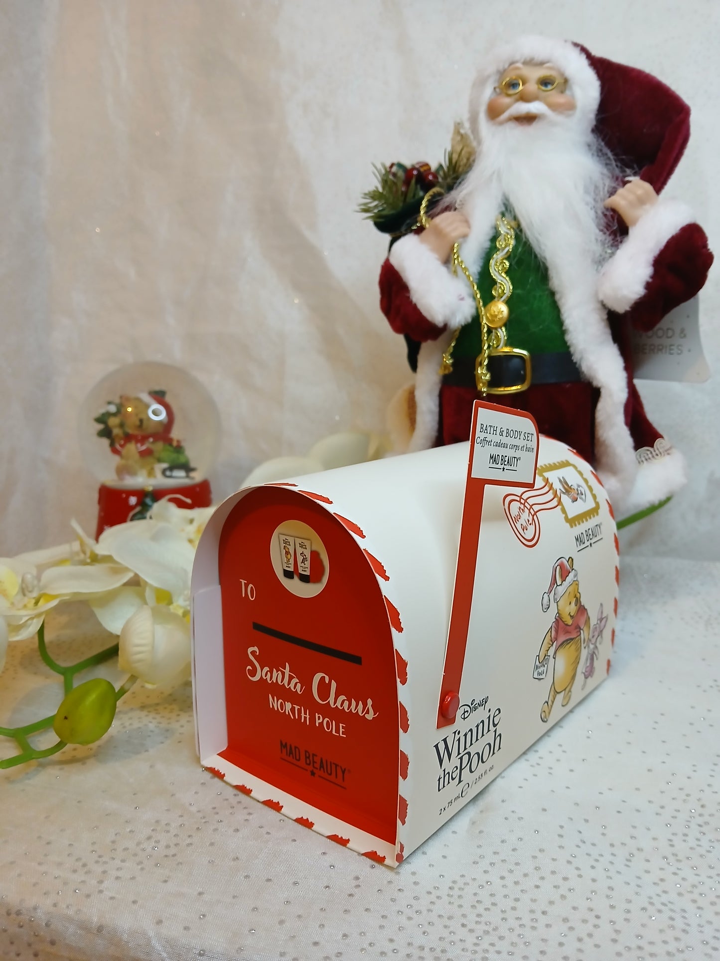 Coffret Cadeau Festif Miel – Gel Douche, Lotion & Exfoliant