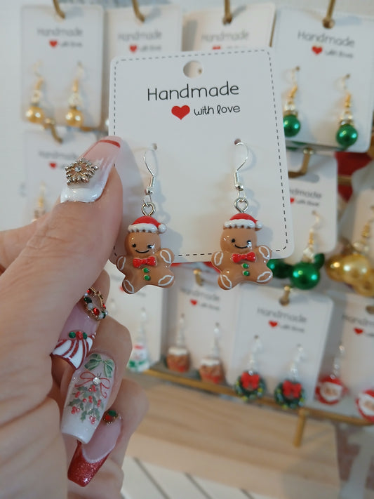 Boucles d’Oreilles Petit Biscuits – Fait Main
