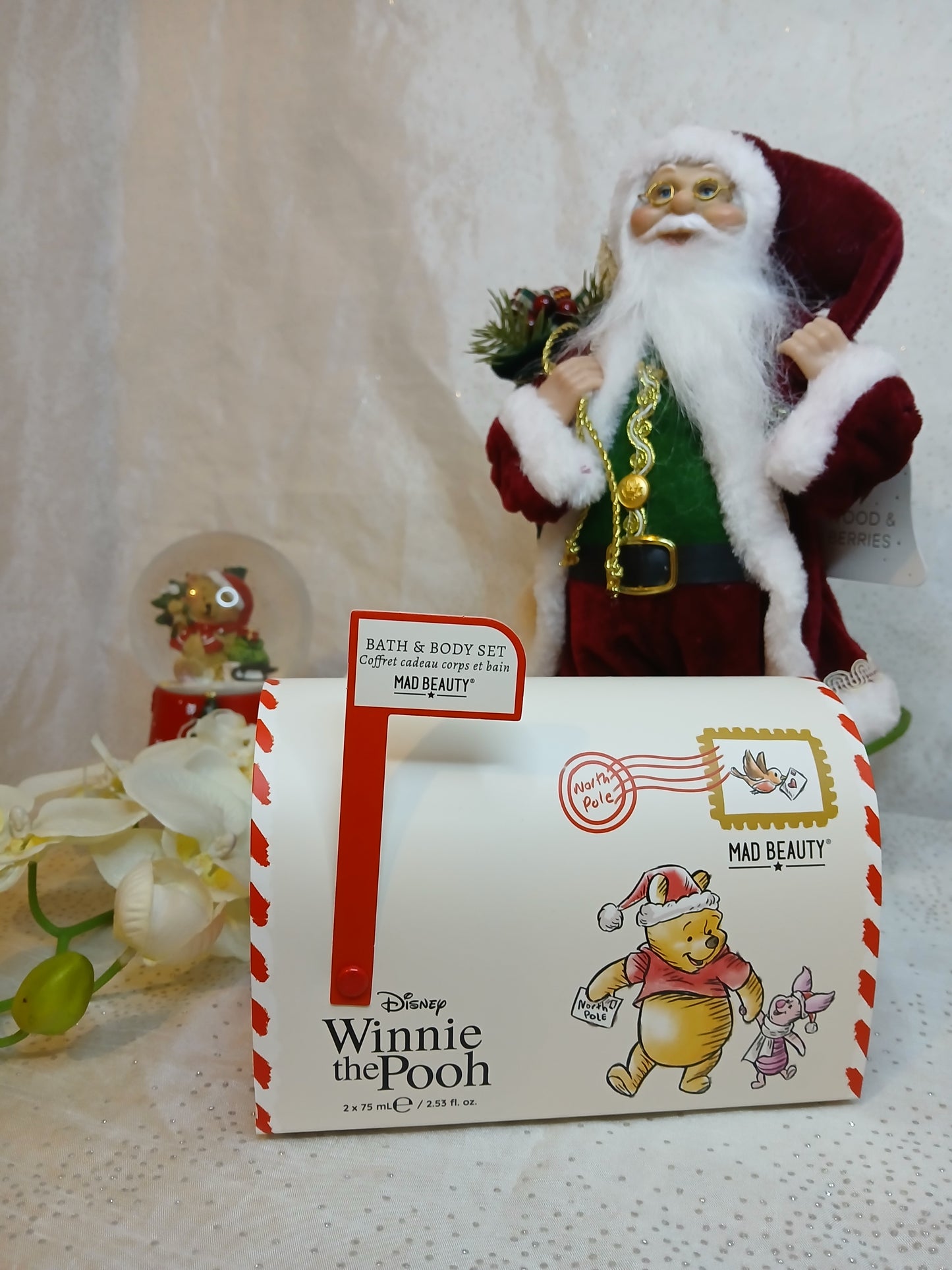 Coffret Cadeau Festif Miel – Gel Douche, Lotion & Exfoliant