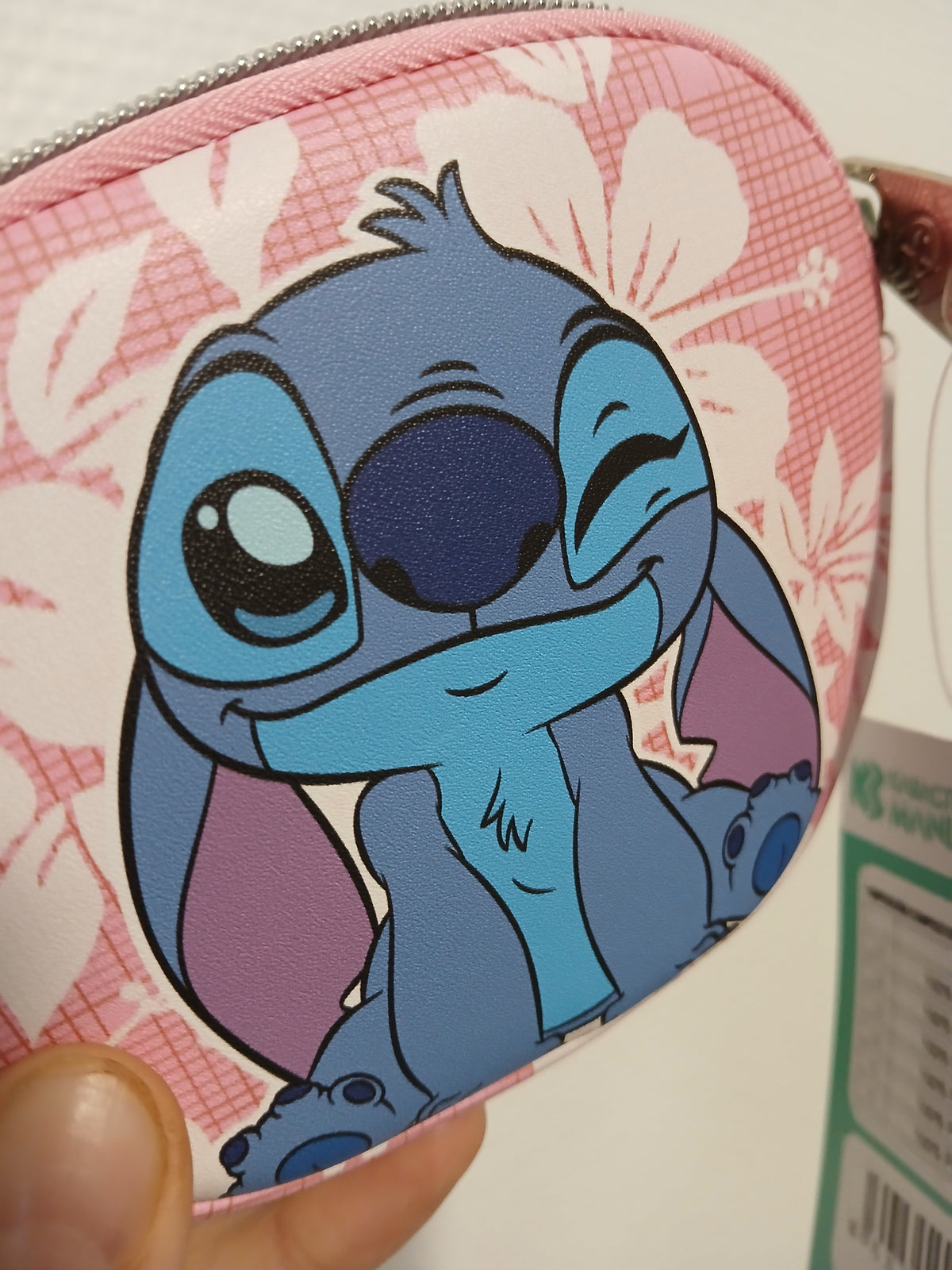 Porte monnaie Stitch rose